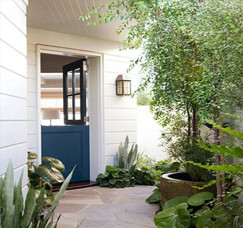 double door wainscoting