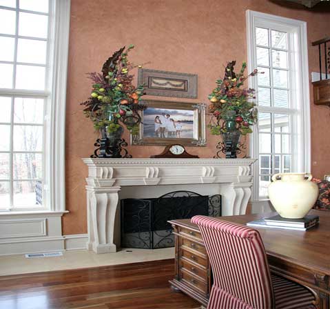 paneled wainscoting, hall