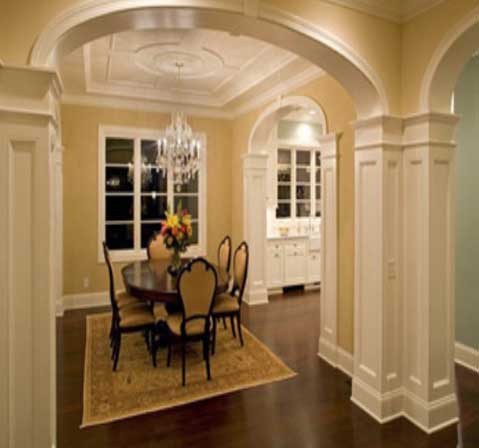 double door wainscoting