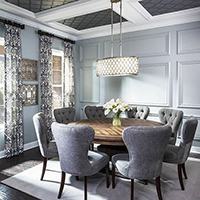 panelled wainscot on stairs